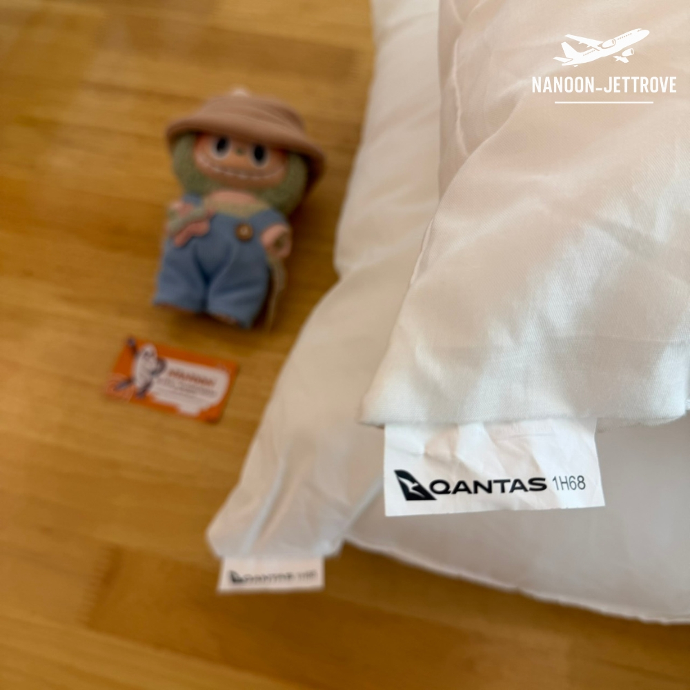 ✨QANTAS Airline Pillow – Aircraft Cabin Equipment | ผ่านการใช้งานบนเครื่องบิน
