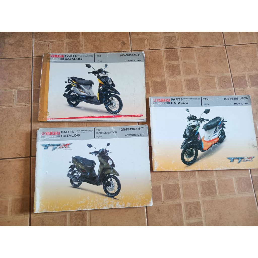 Parts CataLog  YAMAHA TTX (สมุดภาพคู่มืออะไหล่ ยามาฮ่า  TTX)