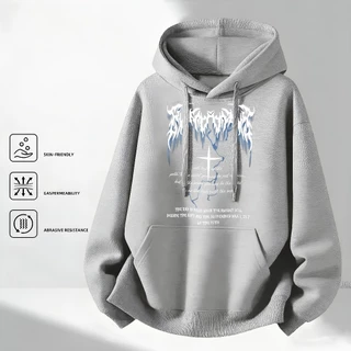 (เสื้อสเวตเตอร์และเสื้อมีฮู้ดมีให้เลือก 8 สี จัดส่งภายในวันเดียวกัน) แขนยาวพิมพ์ลาย COD** ราคาถูก เสื้อแจ็คเก็ตพร้อมหมวก