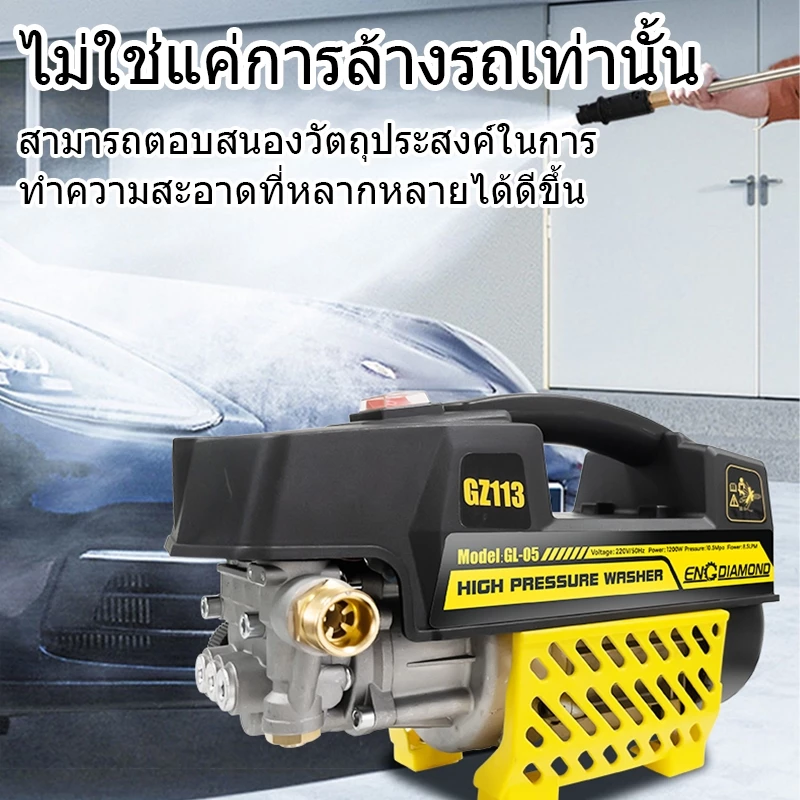 SA เครื่องฉีดน้ำแรงดันสูง เครื่องฉีดนํ้า เครื่องฉีดน้ำ ปั้มแรงดันสูงล้างรถ thumbnail 5