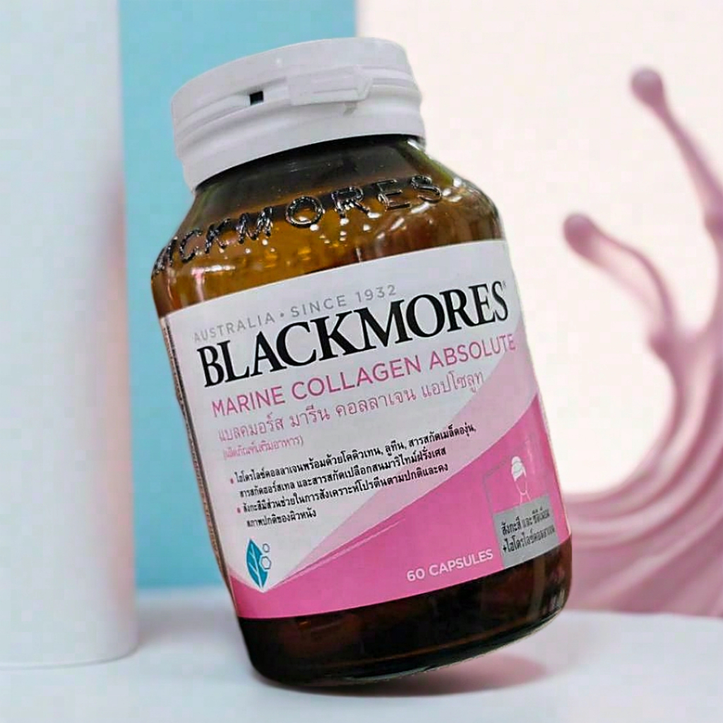 Blackmores Marine Collagen ABSOLUTE coQ10+ มารีน คอลลาเจน โคคิวเทน พลัส 60 เม็ด แบลคมอร์ส