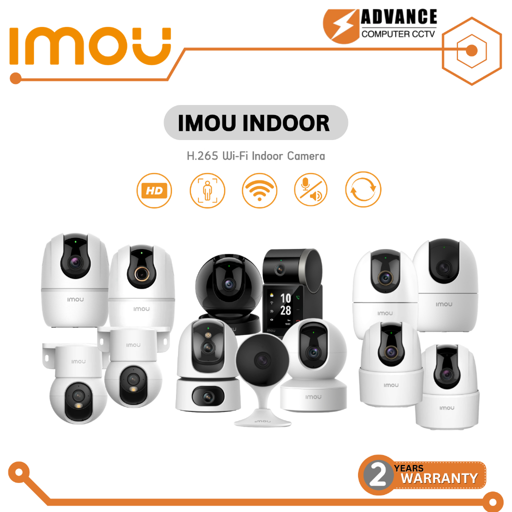 IMOU (A1 Pro3MP/5MP , A2 Pro3MP/5MP ,Ranger2C 3MP/5MP ,Rex 2D 3MP/5MP ,Cue2 , Mini 3MP/5MP)  H265 Fu