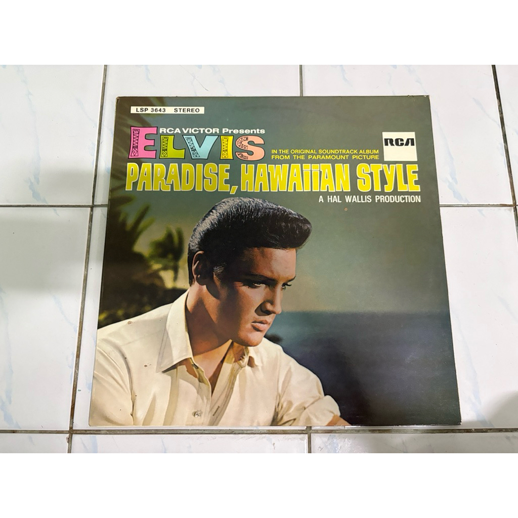 แผ่นเสียง : ELVIS - PARADISE,HAWAIIAN STYLE.