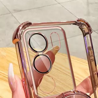 เคสกันกล้อง ขอบสี กันมุม สำหรับ Vivo Y31 5G Y21D Y29 Y29S Y04 Y04S Y200 Y300 Y19S Y39 เคสทูโทน