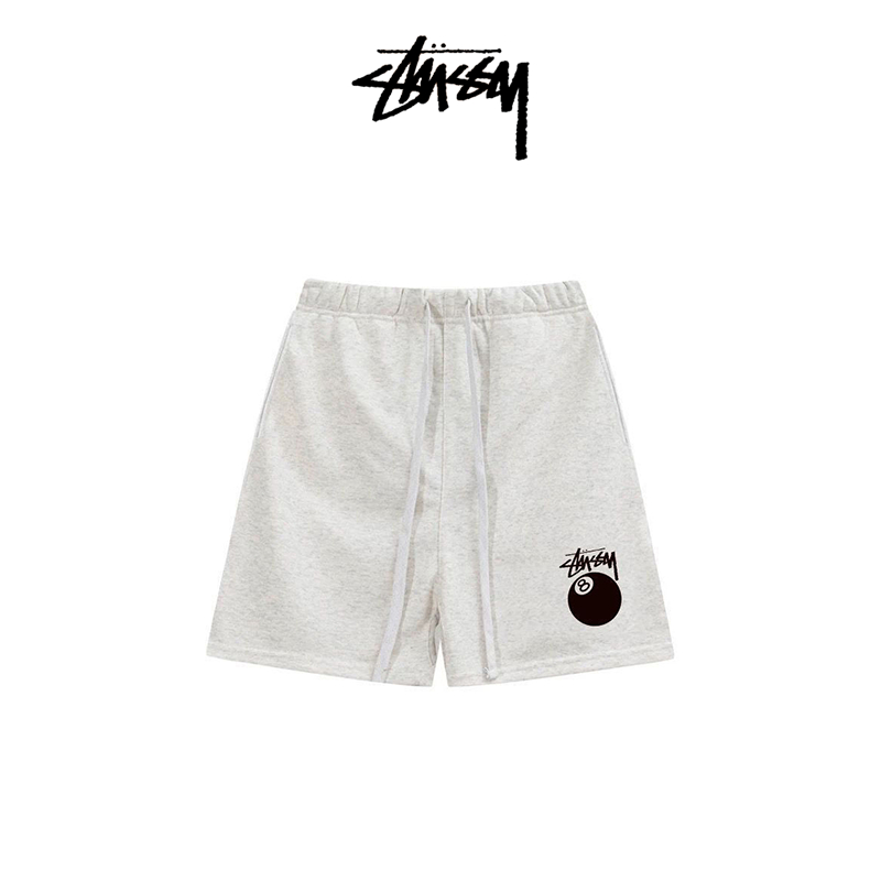 『 Stussy 』✈️พร้อมส่ง/ กางเกงขาสั้น Stussy 8 Ball corp nylon shorts