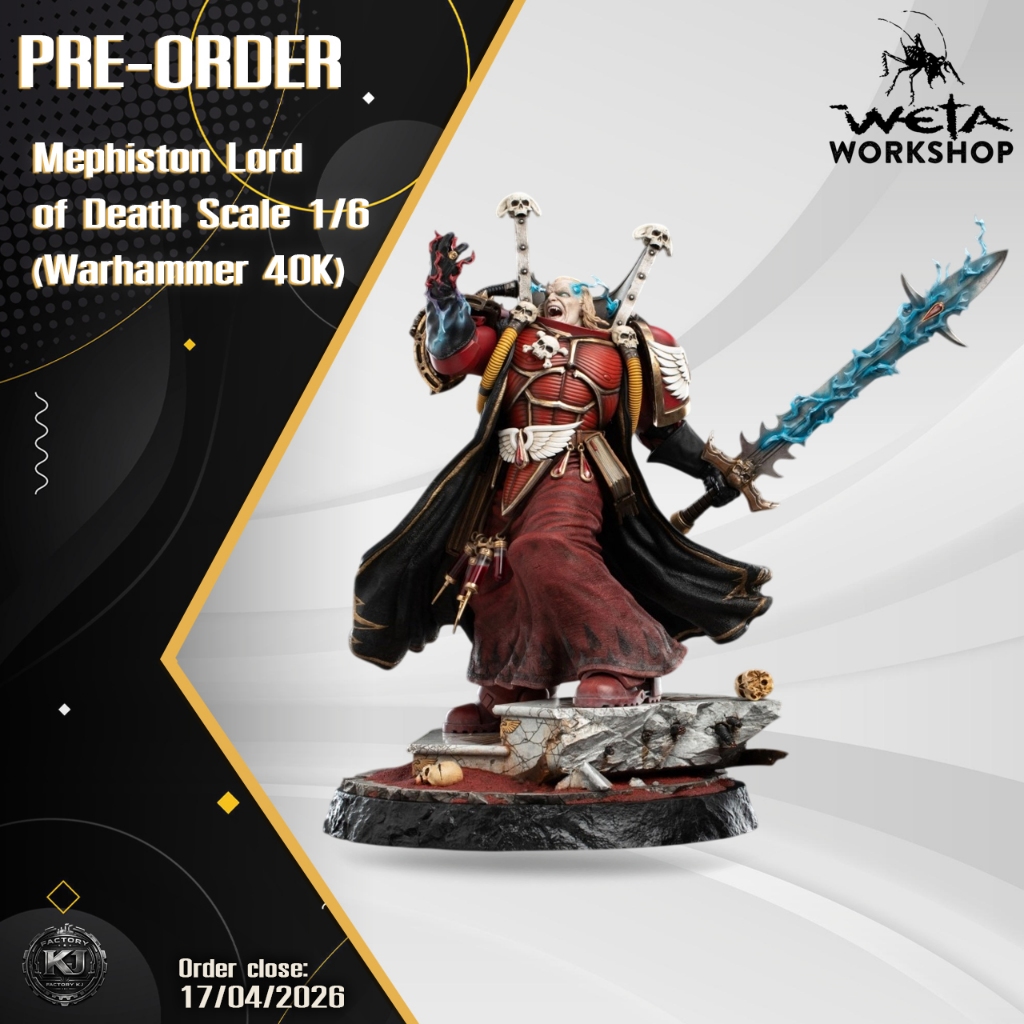 Pre-order Weta Workshop Mephiston, Lord of Death (Warhammer 40K)