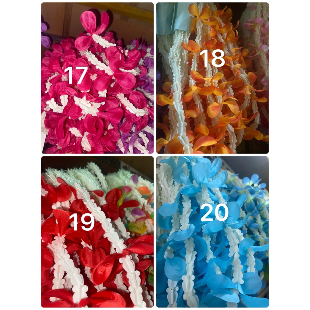 พวงมาลัยสงกราต์ เลือกสี 5 เส้น 10 เส้น  พร้อมส่ง รูปที่ 4