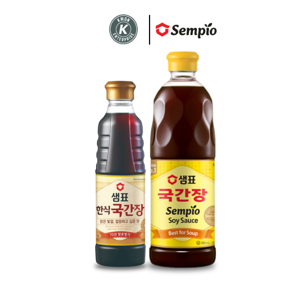 [โปร 1 แถม 1] ซอสถั่วเหลืองหมักธรรมชาติ สำหรับทำซุป ตรา เซมเพียว (Soy sauce for Soup SEMPIO BRAND) 500ml exp.21/07/2026