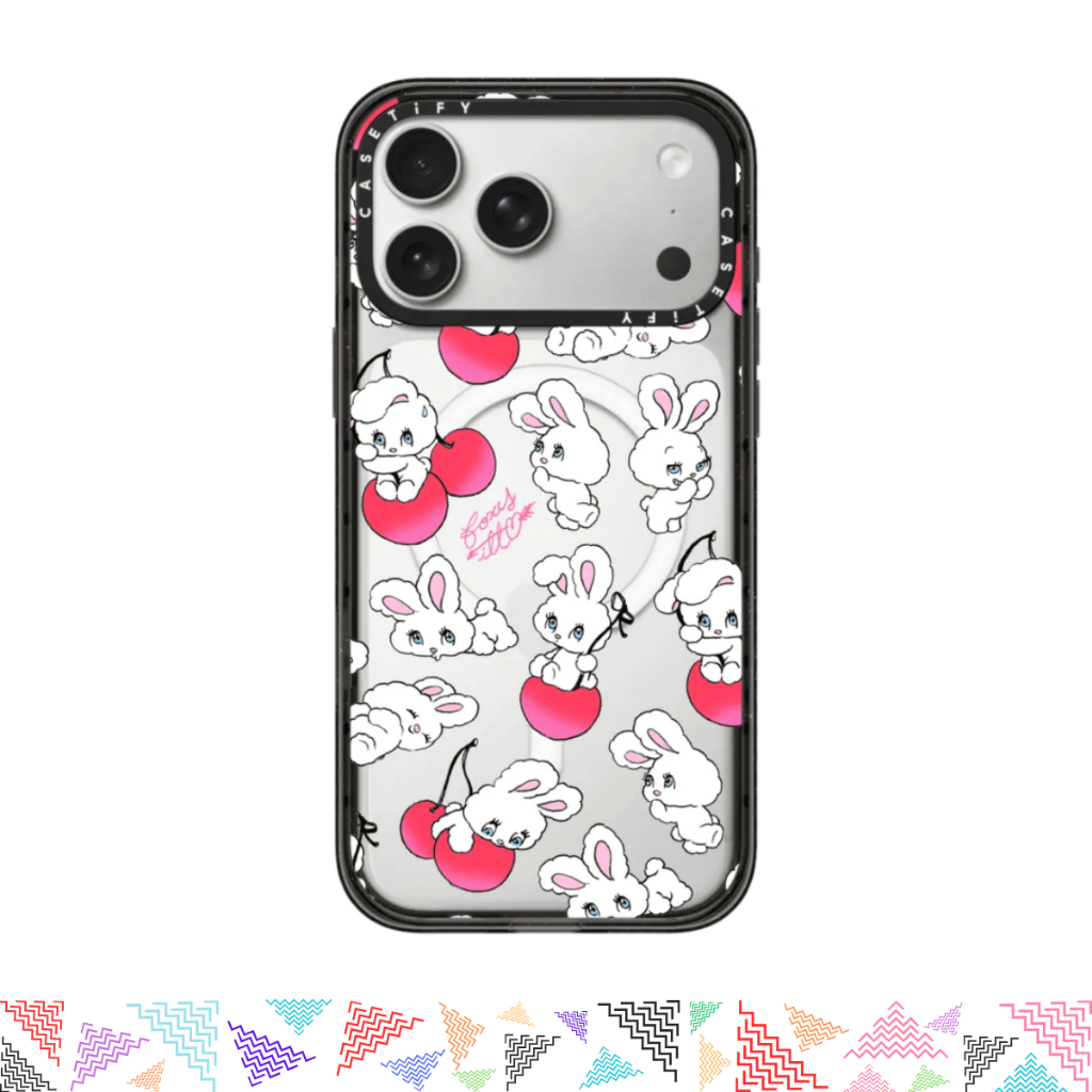 เคสมือถือ CASETiFY | Cherry Mix [foxy illustrations] For iPhone Samsung แท้ พร้อมส่ง เคสกันกระแทก