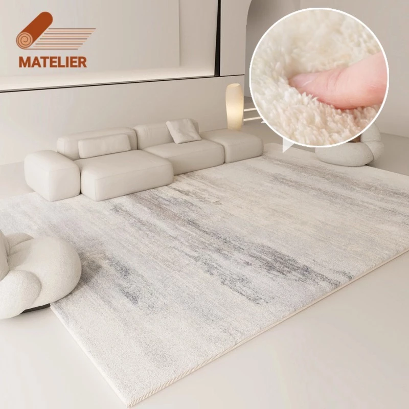 MATELIER พรม พรมขนนุ่ม พรมแคชเมียร์เลียนแบบ หนานุ่ม นุ่มฟู พรมปูพื้นห้องนั่งเล่น ห้องนอน แต่งห้องโทนอุ่น ตกแต่งบ้าน