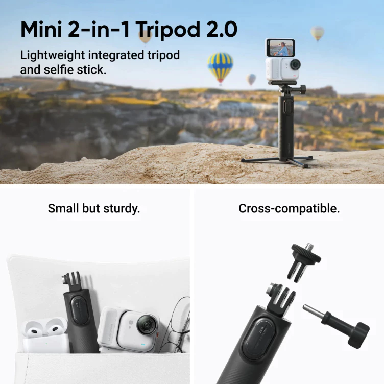Insta360 GO Ultra - Tiny Hands-Free 4K Cam -  Standard / Creator Bundle thumbnail 7