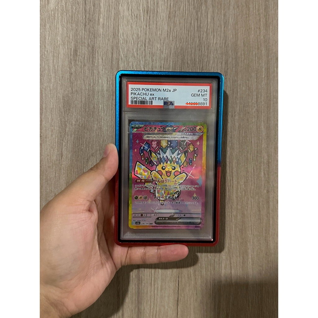 [พร้อมส่ง] การ์ดโปเกม่อน PSA10 พิคาชูมง Pikachu ex #234 JP จูมง