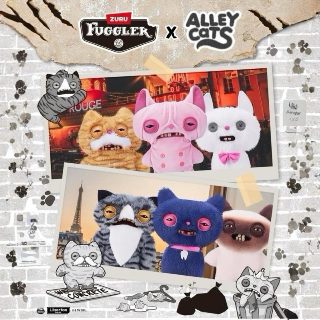 [SHOPShanghai] ZURU FUGGLER – ALLEY CATS  พร้อมส่ง