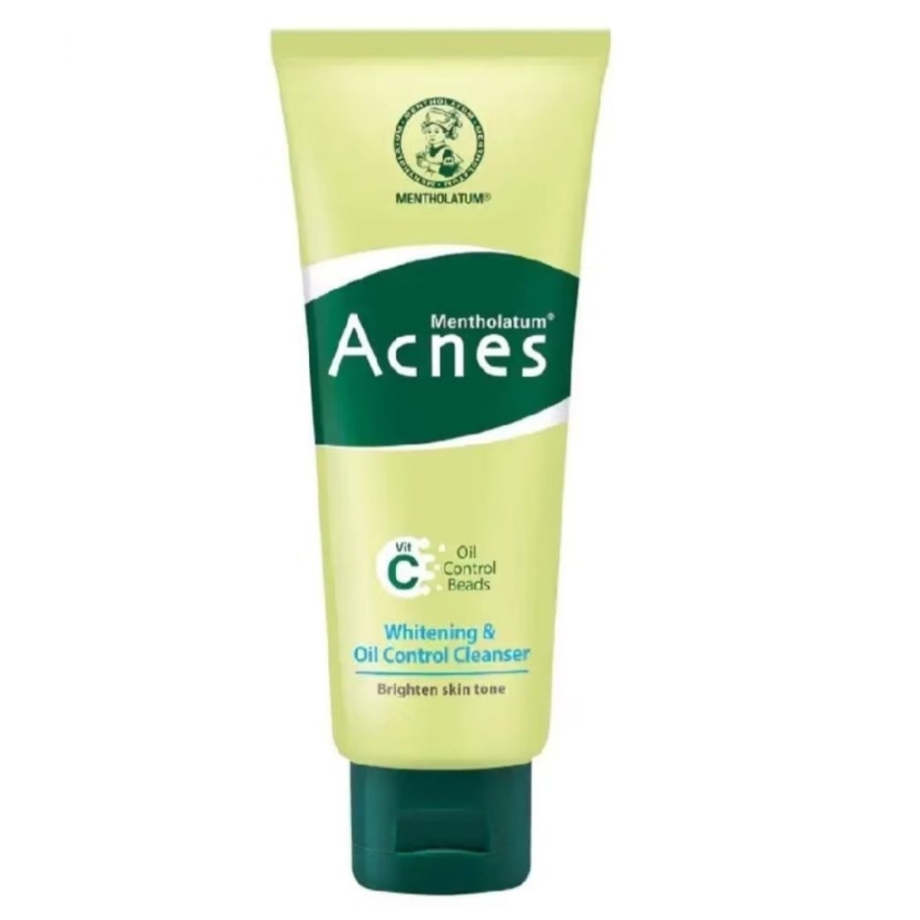 Mentholatum acne  แอคเน่ส์ เมนโทลาทั่ม vit c whitening oil control 50g cleanser