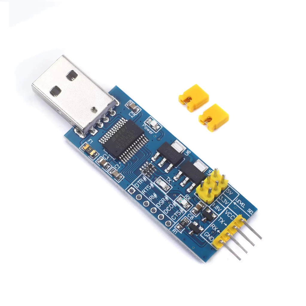 FT232RL โมดูลแปลงสัญญาณ USB to TTL Serial Uart 5V/3.3V/1.8V LEVEL download FT232RL Serial module