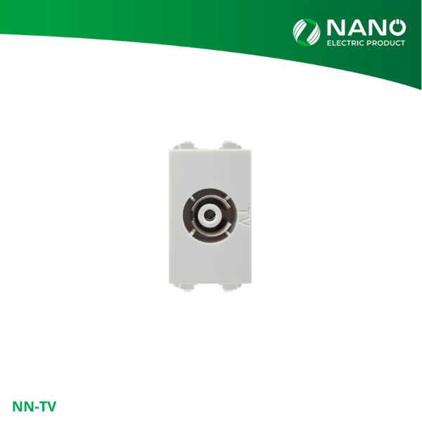 NANO เต้ารับโทรทัศน์ ขนาด 1 ช่อง Classic series (1 ชิ้น/กล่อง) รุ่น NN-TV