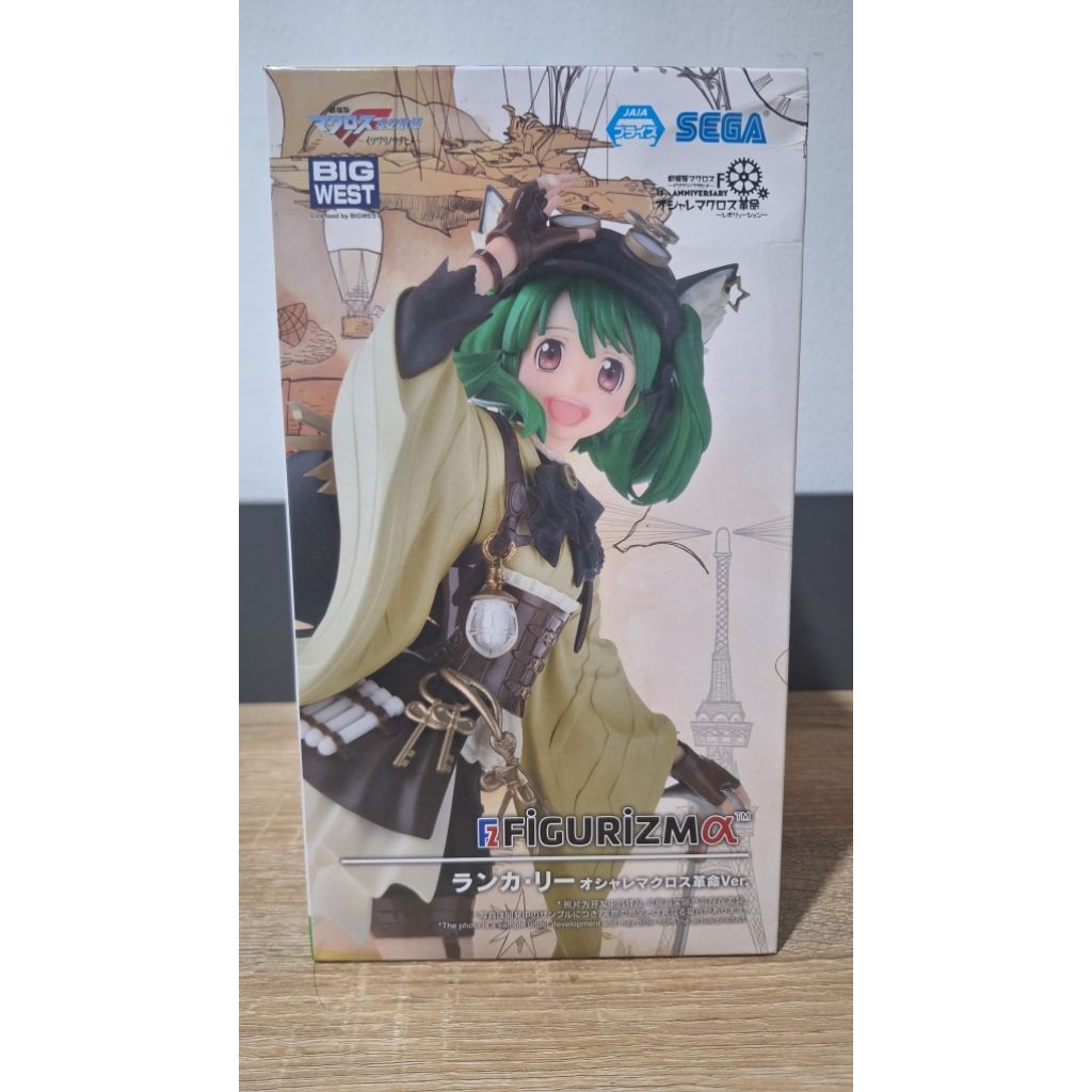 ​ฟิกเกอร์ Ranka Lee (รันกะ ลี) Macross Frontier ค่าย SEGA ไลน์ FiGURiZM ของแท้ กล่องมีตำหนิเล็กน้อย