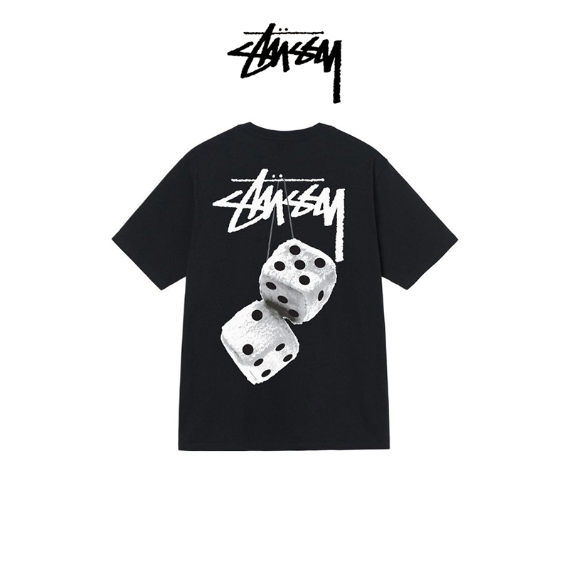 『 Stussy 』✈️พร้อมส่ง/ เสื้อ Stussy Fuzzy Dice Tee พร้อมส่ง มีหลายสีให้เลือก