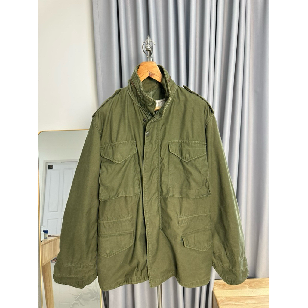 M65 U.S.ARMY sold❌ปี 1973 ไซส์ M-R DSA100-73-C-0856 ALPHA INDUSTRIES, INC.