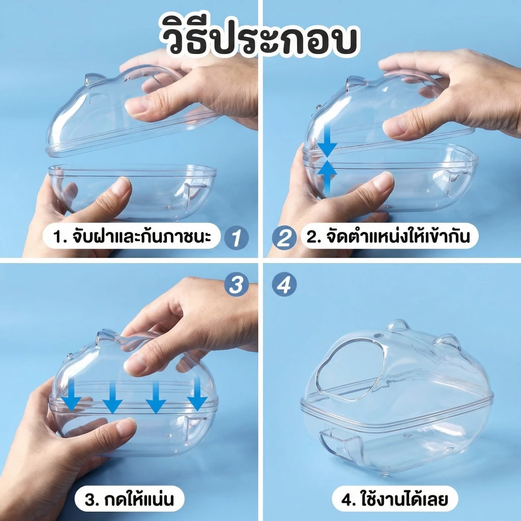 wen.W2 อ่างทรายอาบน้ำหนูแฮมเตอร์ thumbnail 7