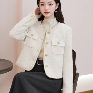 ใหม่ล่าสุด 2026 foryou🐰 เทรนด์วันนี้ สีขาว ลายทอ เสื้อเบลเซอ…