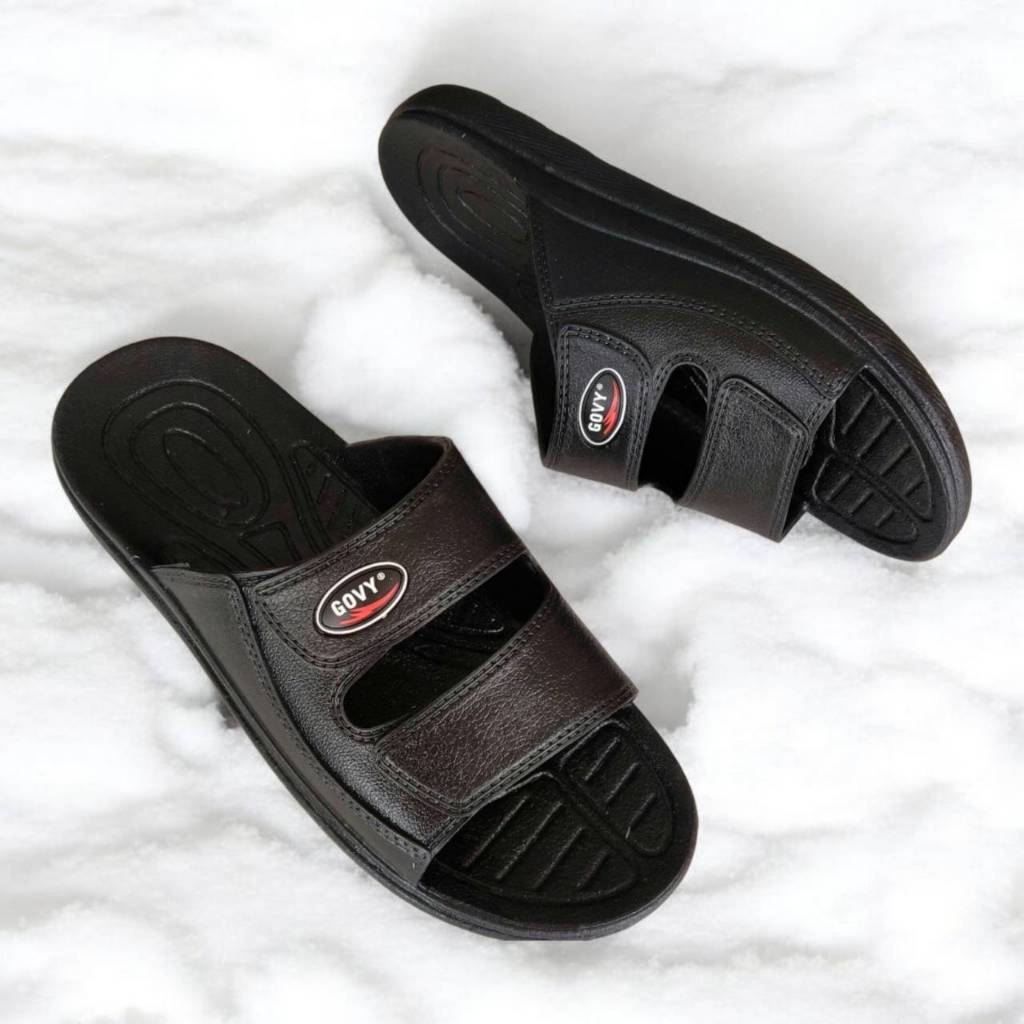 Govy 112 รองเท้าแตะยางผู้ชายแบบสวม ยี่ห้อ โกวี่ Govy รุ่น GVDSI 112 ไซร์ 39-44 ส่งด่วน