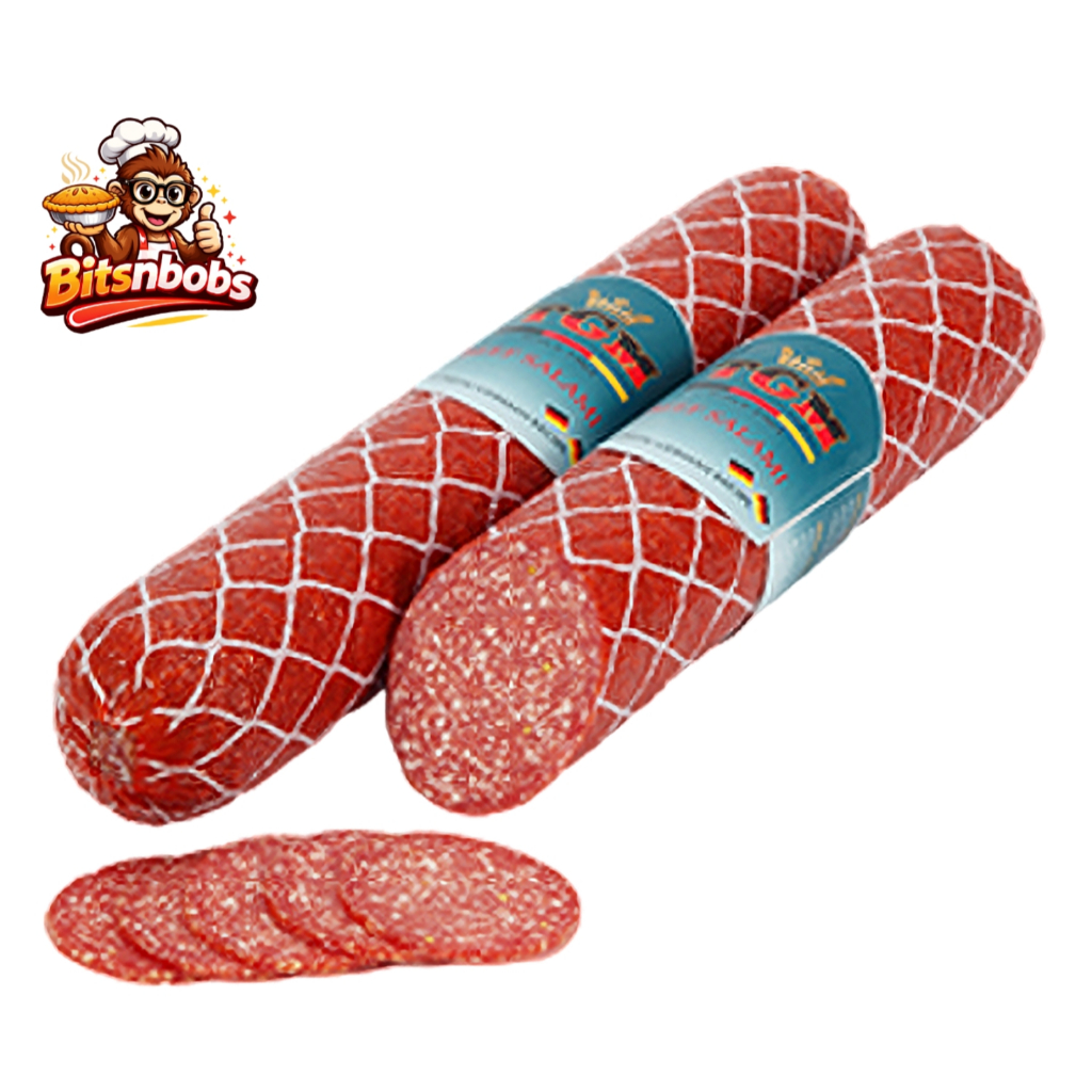 Beef salami 100g [Sliced 1.5mm] - ซาลามี่เนื้อวัว สไลซ์ 1.5 มม. 100 กรัม