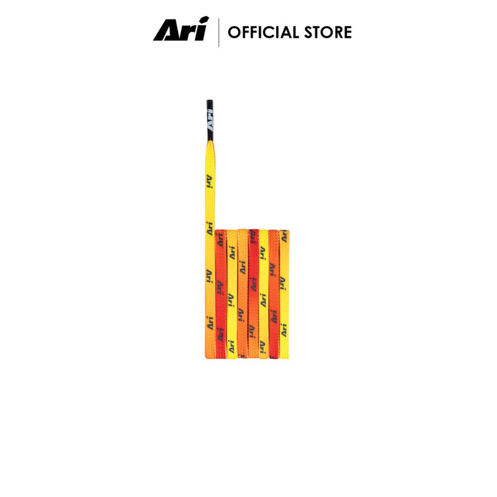 ARI GRADIENT SHOELACES - ORANGE  เชือกรองเท้า อาริ GRADIENT สีส้ม