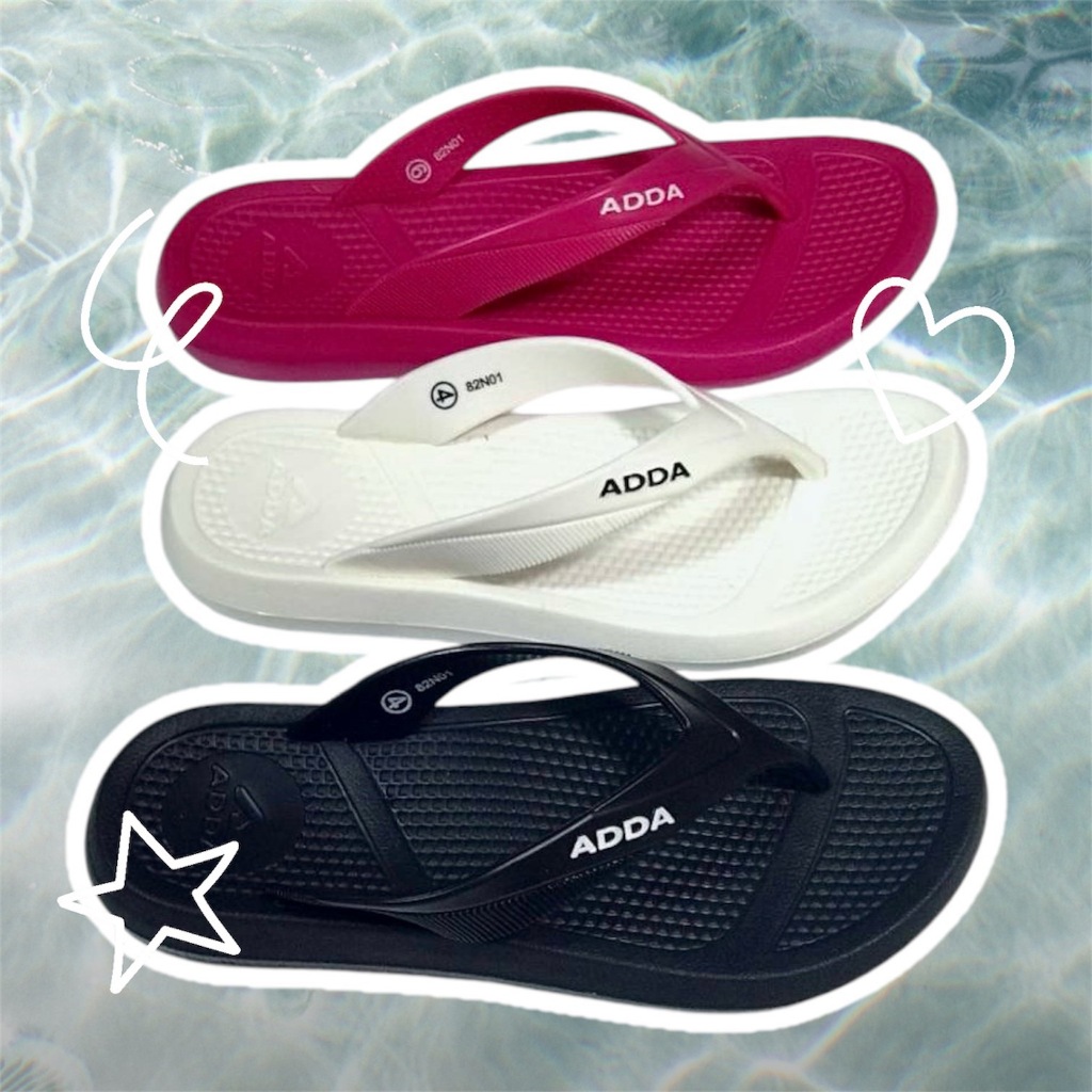 ADDA รุ่น 82N01 รองแตะแบบหูคีบ มาแรงในตอนนี้ ของแท้ 100% มี6สี
