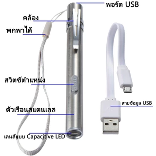 ไฟฉายส่องไข่ แบบชาร์จUSB ไฟตรวจไข่ไก่-นก ราคาถูก กินไฟน้อย อุปกรณ์เสริมตู้ฟักไข่ 💯🥇
