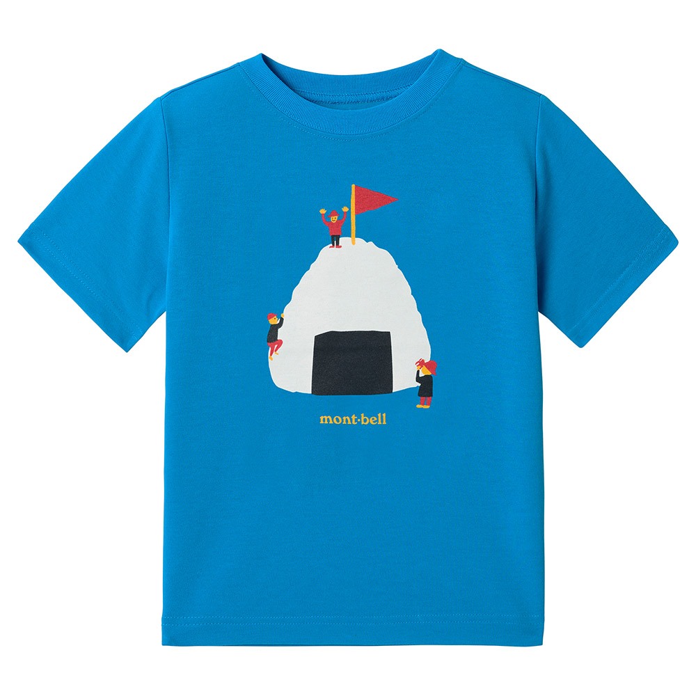Montbell เสื้อยืดเด็ก กันแดด ระบายอาการได้ดี รุ่น 1114426 Wickron T Kid's Onigiriyama 100-120