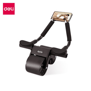 Deli เครื่องออกกำลังกาย ลูกกลิ้งบริหารหน้าท้อง รองรับถึง100ก…