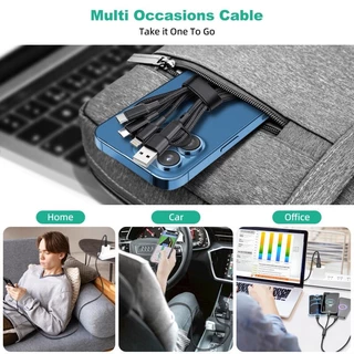 [สำหรับ 17] สายชาร์จเร็ว PD 100W 120W 240W สําหรับสาย Type- C Data Line สายชาร์จ USB-C to Li Cable