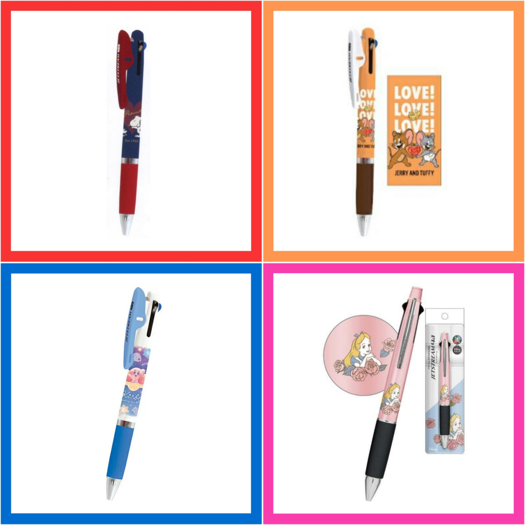 💛 แท้ 100% ปากกา Disney Jetstream 4+1 pen 💚 Disney100 Disney 100th Anniverasy Sanrio Jetstream