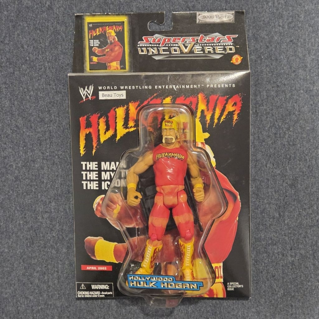 (ของแท้💯)WWE Superstars Uncovered  Hulk Hogan (มือ1) 🔴🟡🔴
