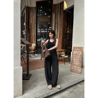 Acasey กางเกงขายาวผู้หญิง รุ่นLena ทรงBarrel ที่กำลังมาแรง พลางหุ่น พลางสะโพก ไซส์ S - 2XL bkk