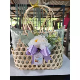 💐ผ้าคลุมไหล่(พร้อมชะลอมของขวัญ)ผ้าขนาด50*210 ซม.🌷ของขวัญ🌷งานแต่ง🌷งานเกษียณ