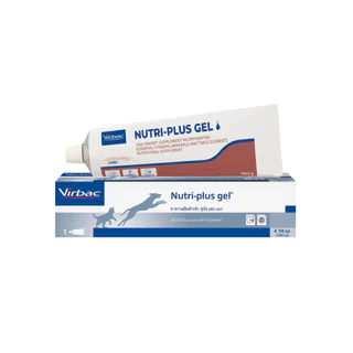 Virbac นิวตริ-พลัสเจล [NutriPlus® Gel for dog & cat 120.5 g] อาหารเสริมบำรุงร่างกายสุนัขและแมว 590kcal/100g