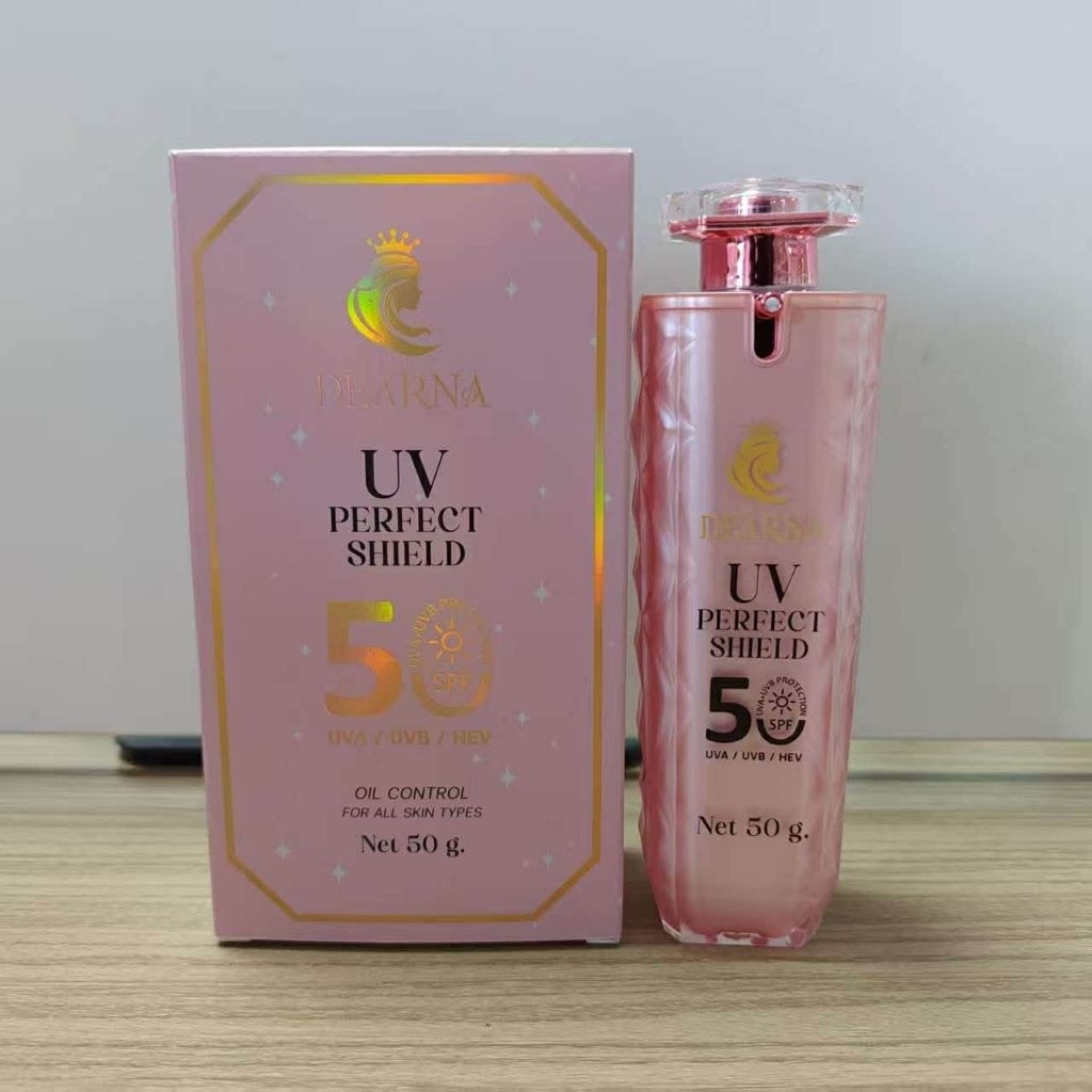 Dearna กันแดดเดียร์น่า ขนาด50กรัม เนื้อน้ำนม กันแดดหน้าเงาพร้อมบำรุงspf50pa+++
