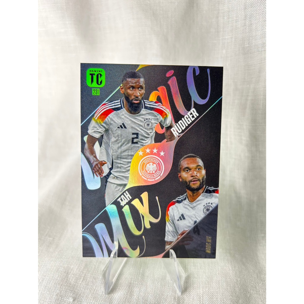 Panini Top Class 2025 Magic Mix Rudiger Tah Germany การ์ดฟุตบอลแท้