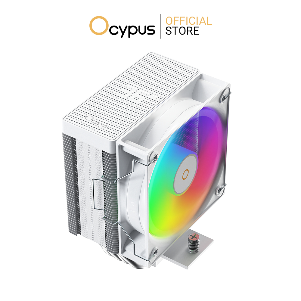 OCYPUS GAMMA A40 WHITE ARGB DIGITAL (CPU AIR COOLER / ชุดลมความร้อนซีพียู)