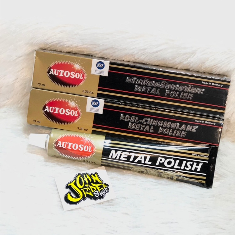 ครีมขัดเคลือบเงาโลหะ ป้องกันสนิม Autosol Metal Polish ขนาด 75ml