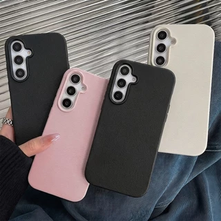 เคส For Samsung A56 A07 A55 A17 A05S A16 A15 A54 A06 A36 A35 S24 S25 S26 Ultra A54 A34 A26 S23 S24 A27 A37 A57 ลักษณะผิว