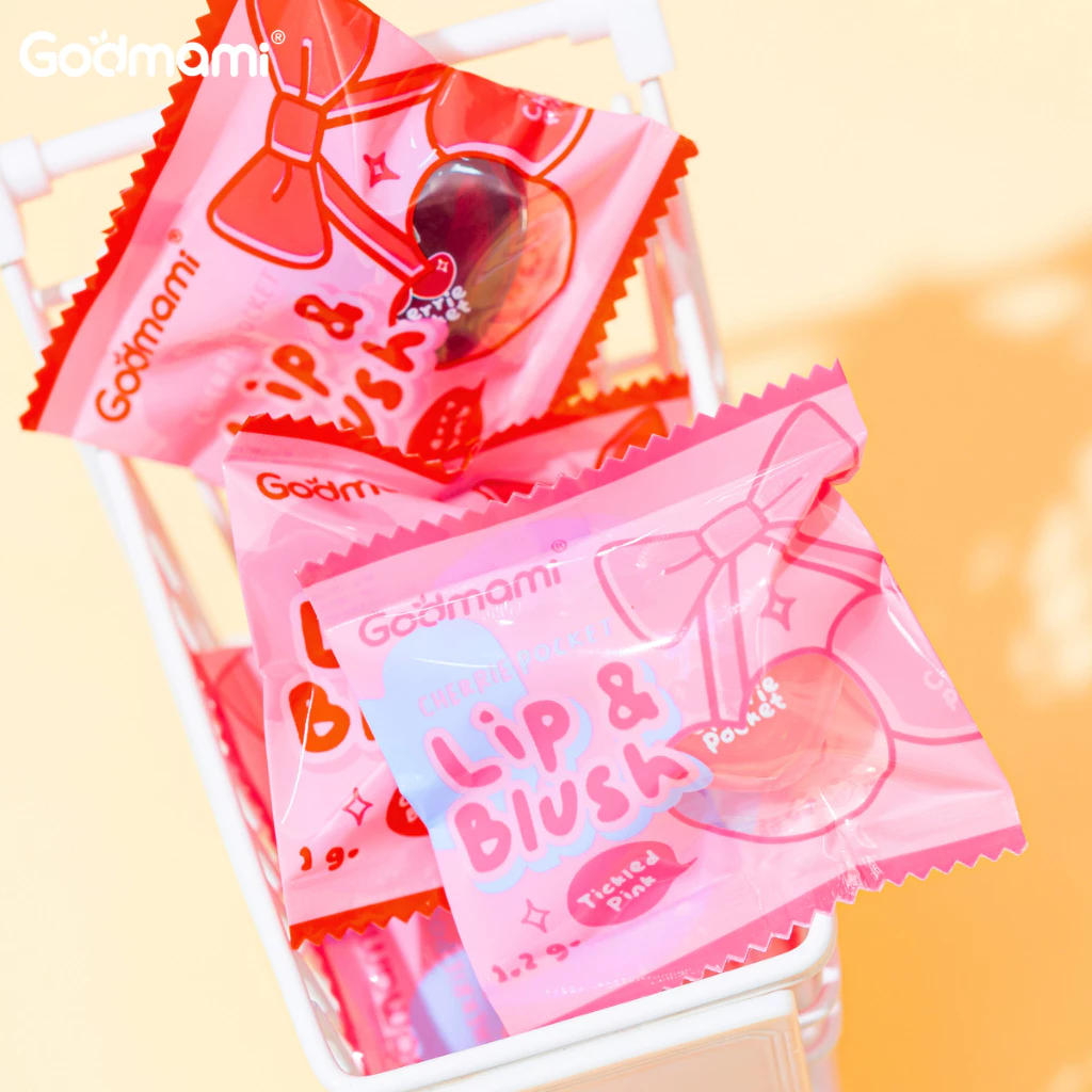Godmami บลัชจิ๋ว Cherrie Pocket Lip & Blush thumbnail 4