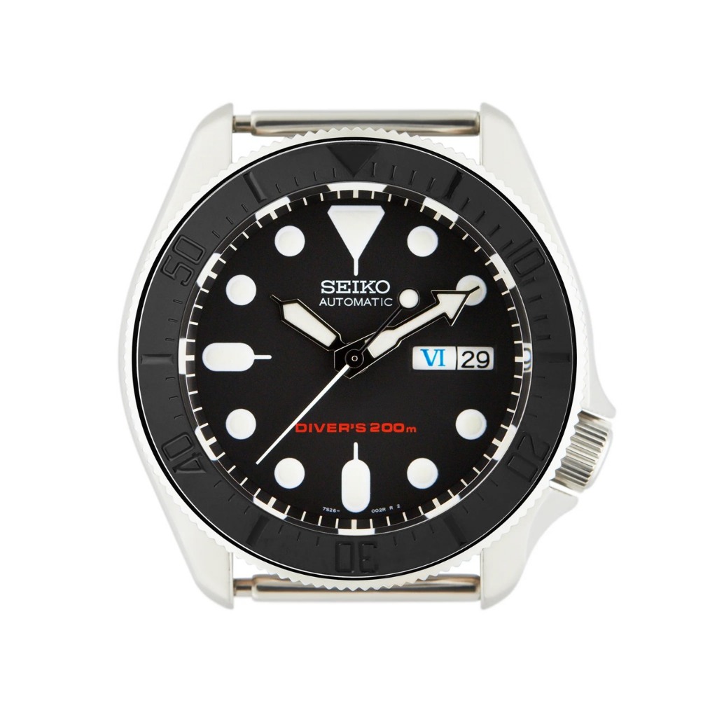 SKX007/SRPD Ceramic Bezel Insert: DSSD style Stealth