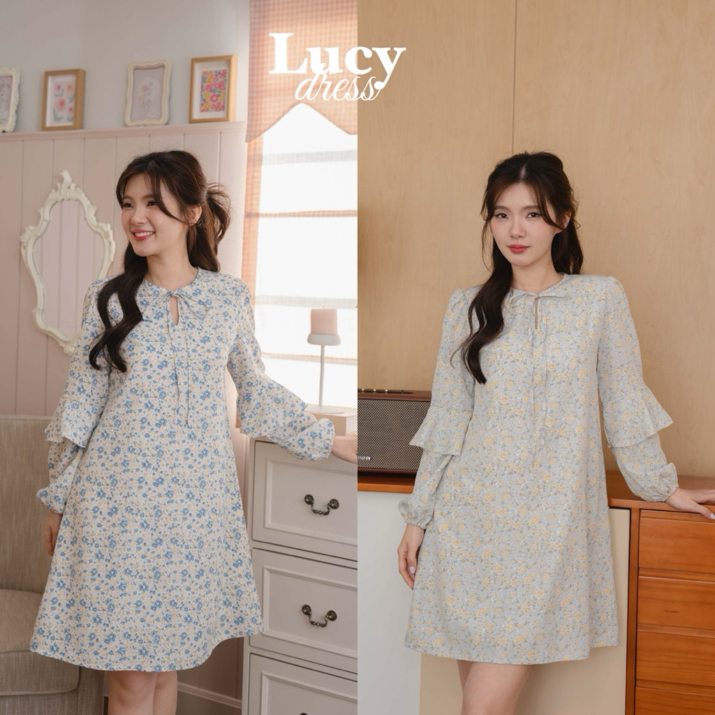 Lucy เดรสแขนยาวน่ารัก