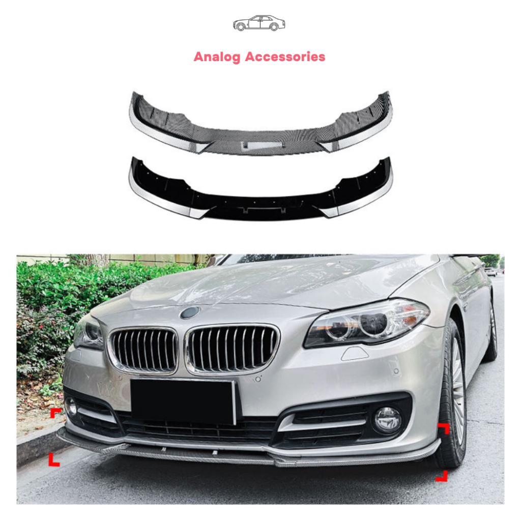 ลิ้นหน้า BMW F10 F11 LCI [2015-2017] กันชนหน้า การติดตั้งแบบไม่สูญเสีย ประกอบง่าย จัดส่งจากกรุงเทพ