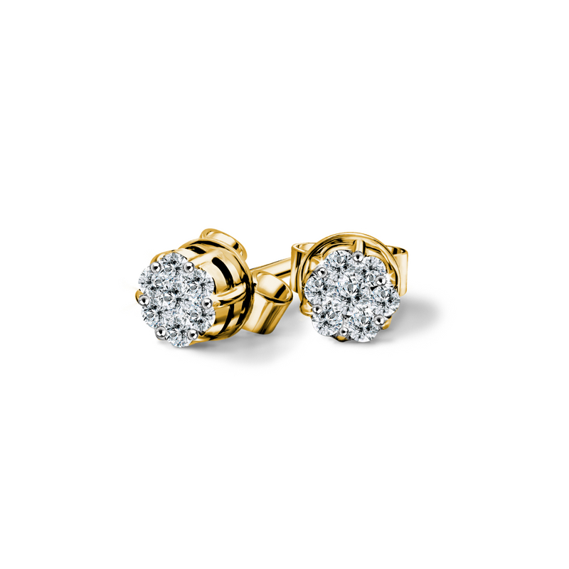 Jubilee Diamond ต่างหูเพชร Atelier Sweet Dance Earrings เพชรแท้ เพชรน้ำ 99
