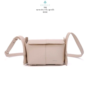 # 268 Mini Crossbody Bag CICELLE 👜🩷แบรนด์ CICELLE (ซี-เซล) กระเป๋าสะพายข้าง กระเป๋าผู้หญิง กระเป๋าหนัง