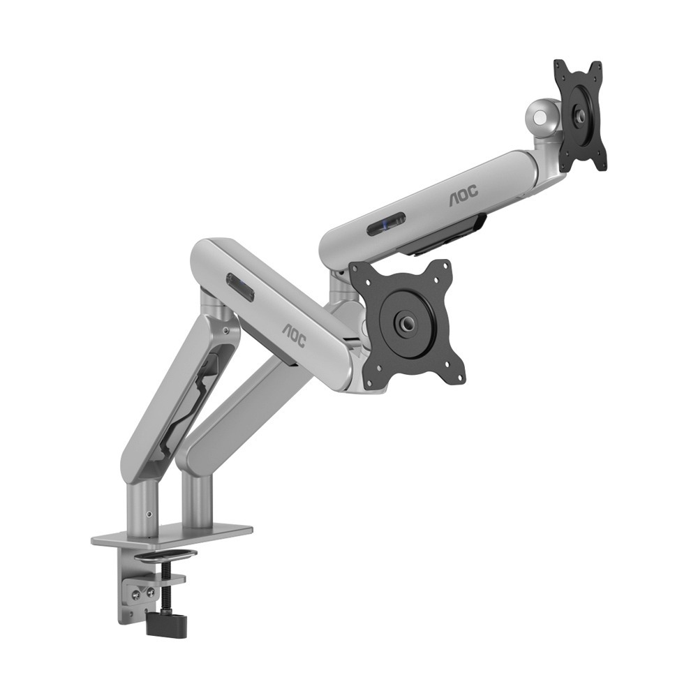 MONITOR ARM AOC ERGONOMIC DESIGN TWIN (AM420S) SILVER